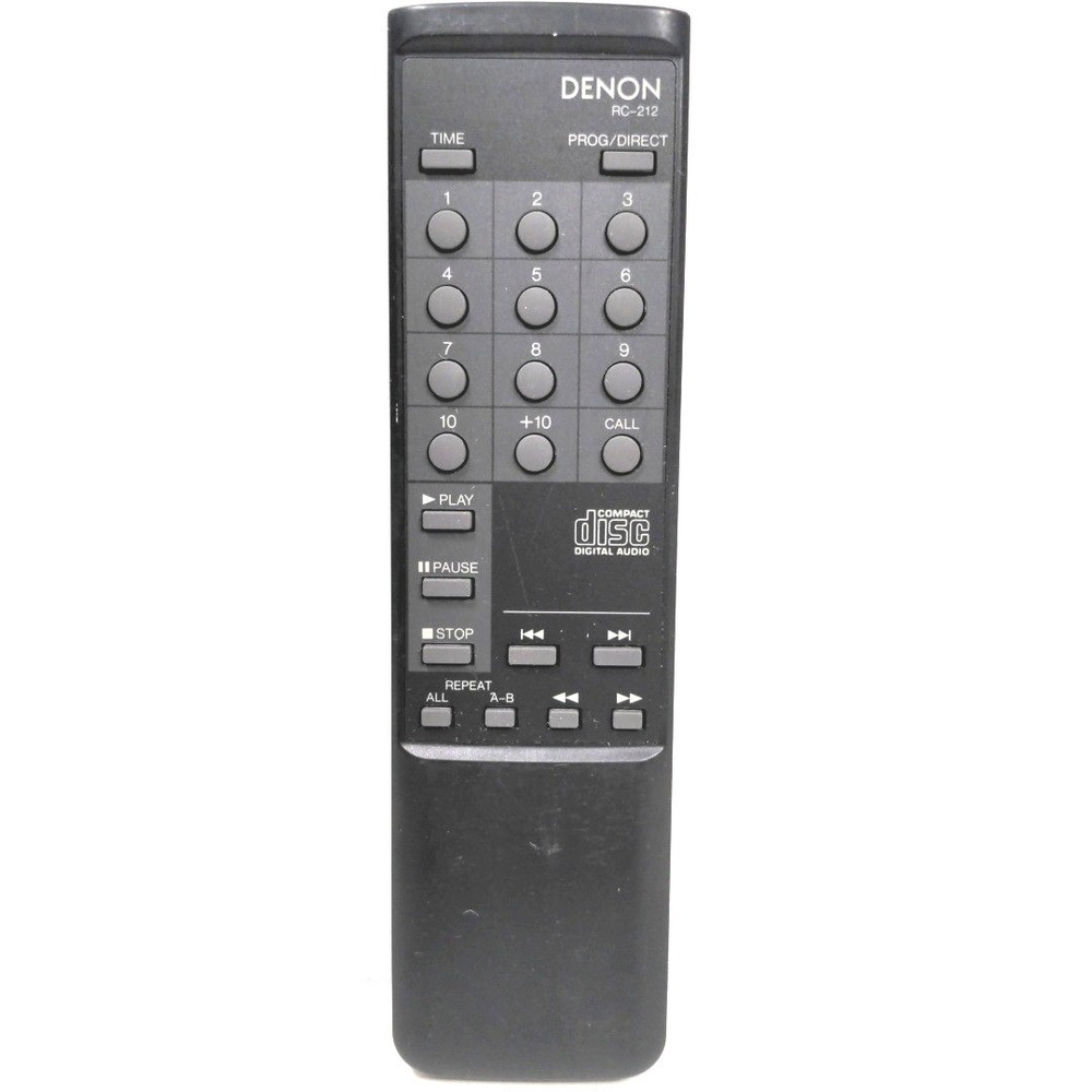 1989 Denon RC-212 Remote Control DCD-620 DCD-610 PCM Audio Compact Disc CD OEM